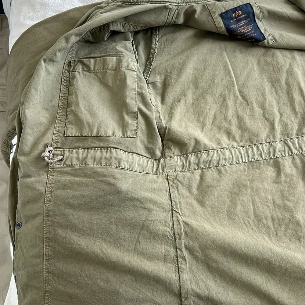 Alpha Industries Olive Military Field Jacket - Picture 6 of 11